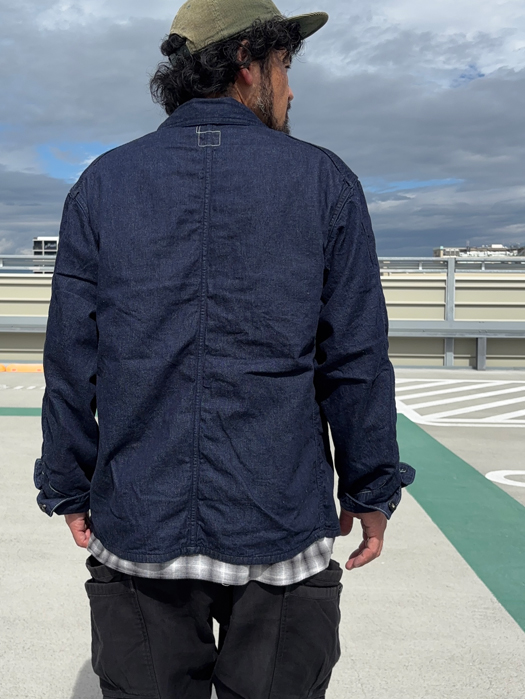 POST 46-W (8oz.Denim×Stripe Shirting)
