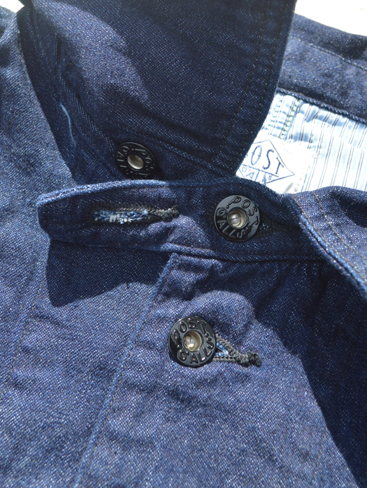 POST 46-W (8oz.Denim×Stripe Shirting)