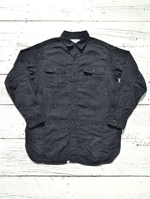 Botanical Scout Apron Shirt (Cotton Jacquard)