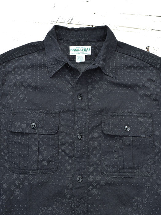 Botanical Scout Apron Shirt (Cotton Jacquard)