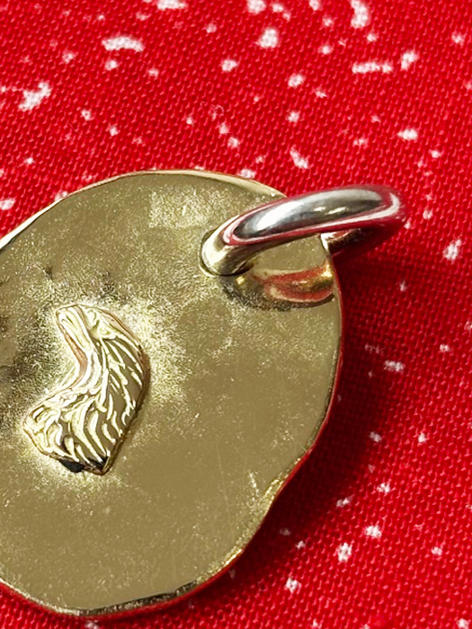 EFNL-0038　18K GOLD EAGLE HEAD PENDANT (S)