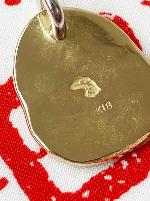 EFNL-0038　18K GOLD EAGLE HEAD PENDANT (S)