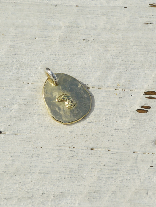 EFNL-0038　18K GOLD EAGLE HEAD PENDANT (S)