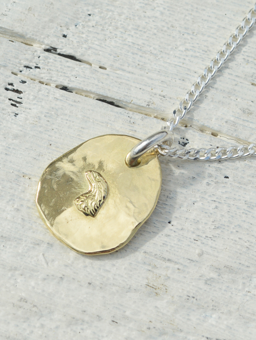 EFNL-0038　18K GOLD EAGLE HEAD PENDANT (S)