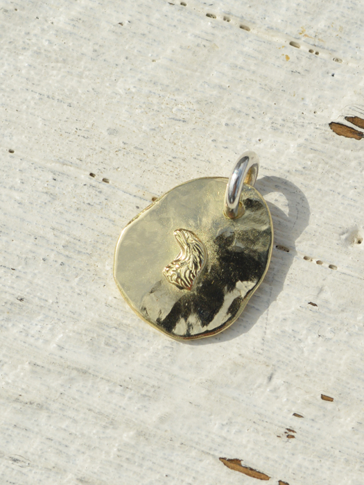 EFNL-0038　18K GOLD EAGLE HEAD PENDANT (S)