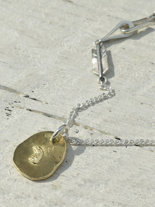 EFNL-0038　18K GOLD EAGLE HEAD PENDANT (S)