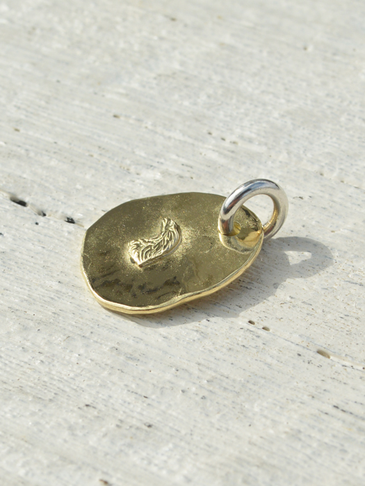 EFNL-0038　18K GOLD EAGLE HEAD PENDANT (S)　