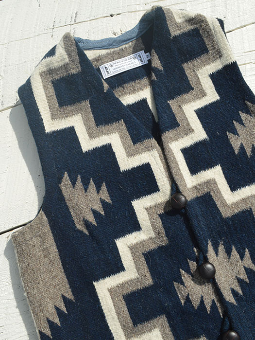 【OAXACA】　RUG VEST “DOUBLE CROSS”