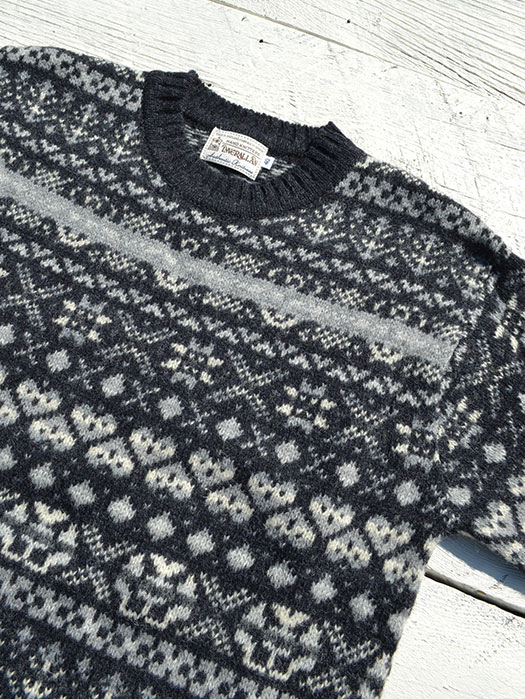 Jacquard Shetland Sweater