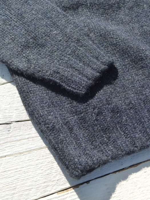 Crew Neck Saddle Shetland (Heavy Weight)