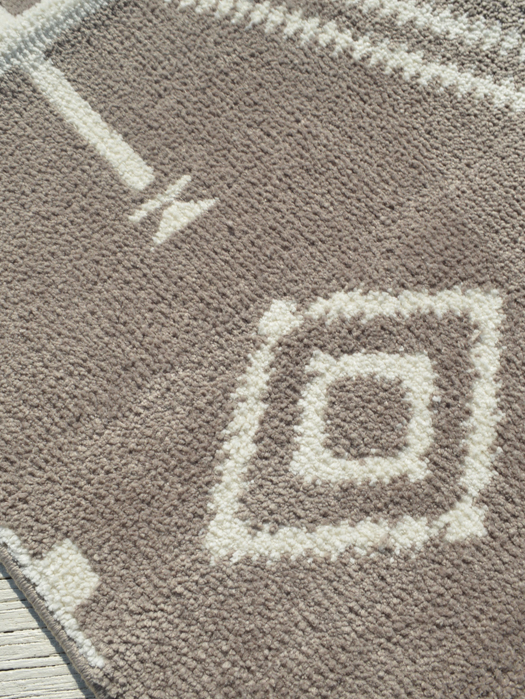 Knitting Large Mat with Fringe