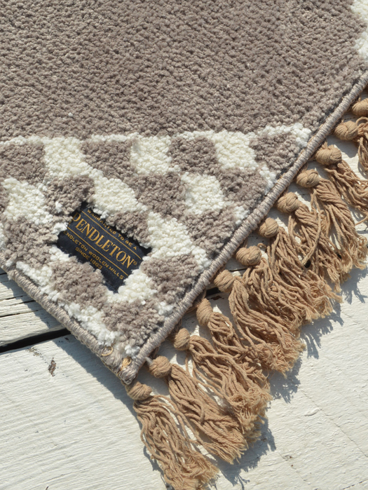 Knitting Large Mat with Fringe