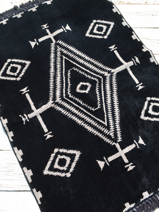 Knitting Large Mat with Fringe