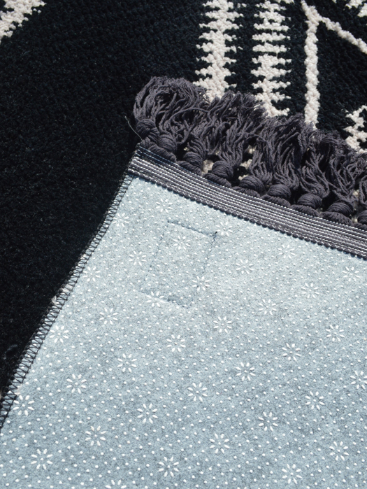 Knitting Large Mat with Fringe