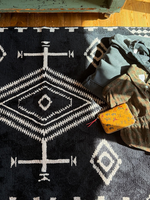 Knitting Large Mat with Fringe