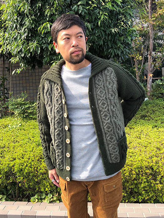 NR別注 3A Cardigan (2Tone) (Size 38.40.42.44)