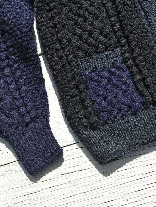 NR別注 4A Golfer Cardigan (Crazy Pattern) (Size 38.40.42.44)
