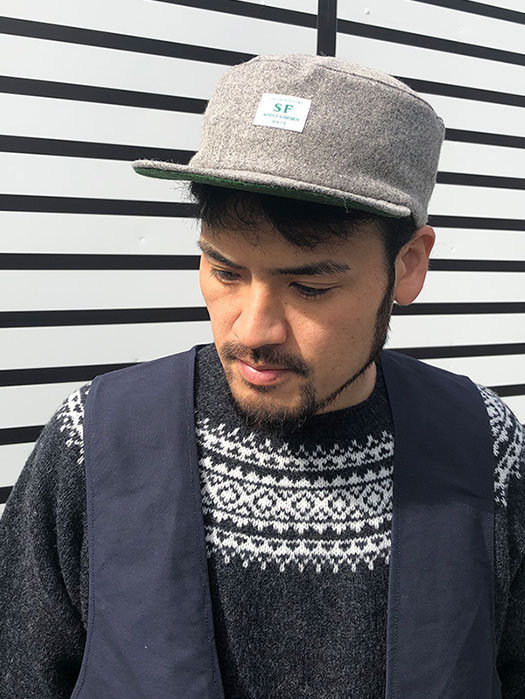 Seeds Box Cap　(Wool Flannel)