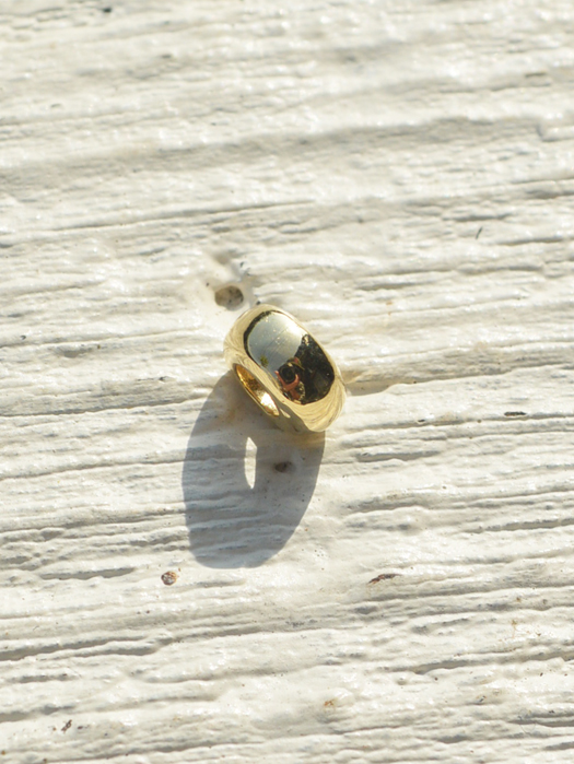 OT-B0001　18K GOLD PLAIN BEAD