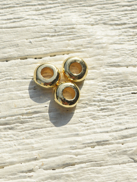 OT-B0001　18K GOLD PLAIN BEAD