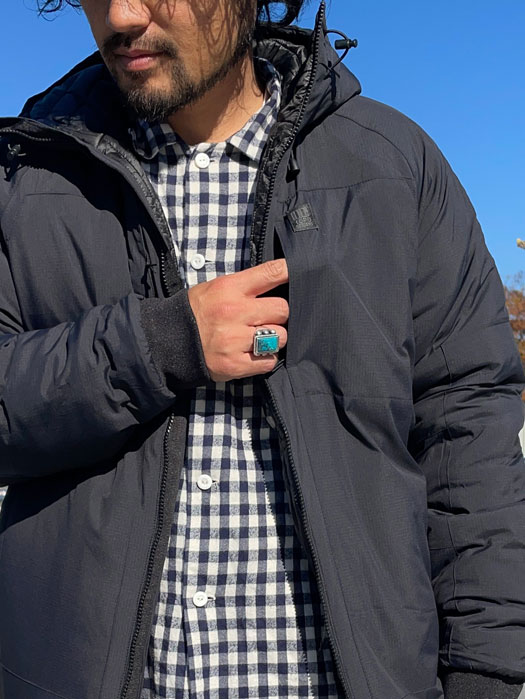 MOUNTAIN PUFFER HOODIE