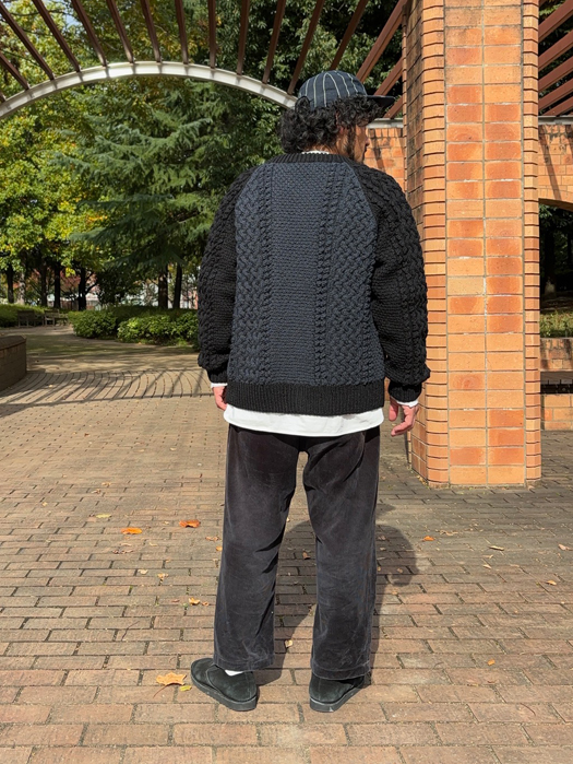 NR別注 4A Golfer Cardigan (2Tone) (Size 40.42.44.46)