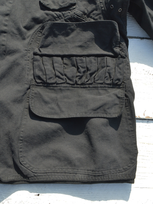 【Behind The River】 B.B.V Hunting Jacket (Black Dye) “L-XL”