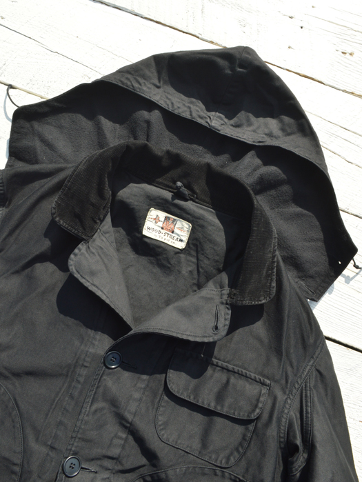 【Behind The River】 B.B.V Hunting Jacket (Black Dye) “L-XL”