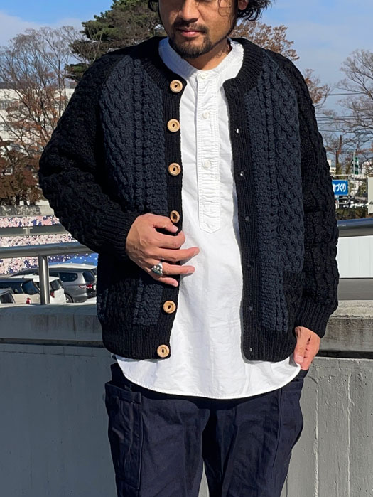 NR別注 4A Golfer Cardigan (2Tone) (Size 38.40.42.44)