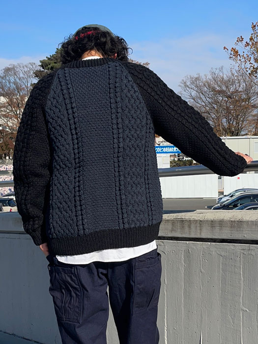 NR別注 4A Golfer Cardigan (2Tone) (Size 38.40.42.44)