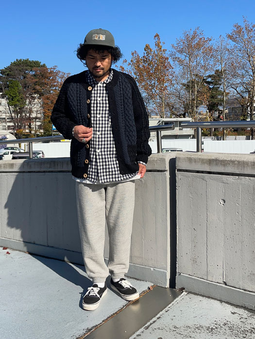 NR別注 4A Golfer Cardigan (2Tone) (Size 38.40.42.44)