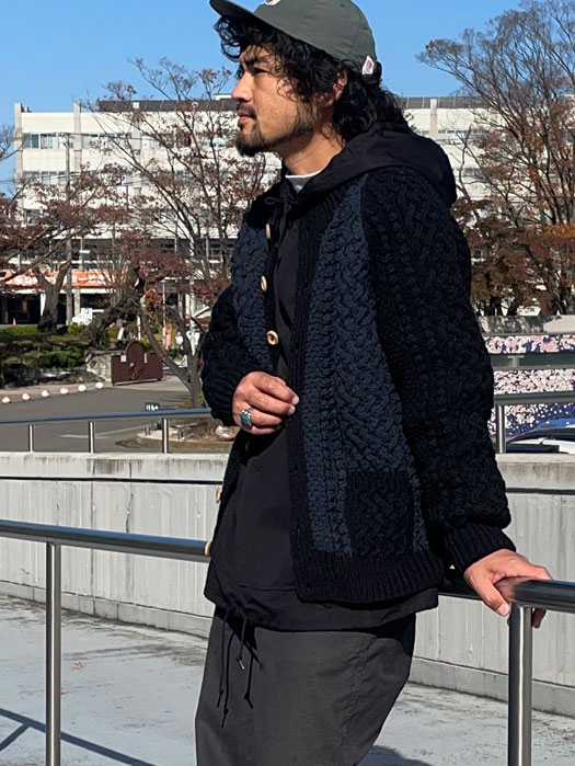 NR別注 4A Golfer Cardigan (2Tone) (Size 38.40.42.44)