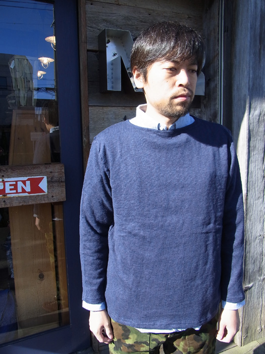 【40% OFF】　【Tieasy Authentic Classic】　Organic Bortneck Basque Shirt