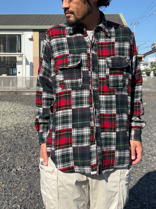 Gardener Shirt (Cotton Double Patchwork)　