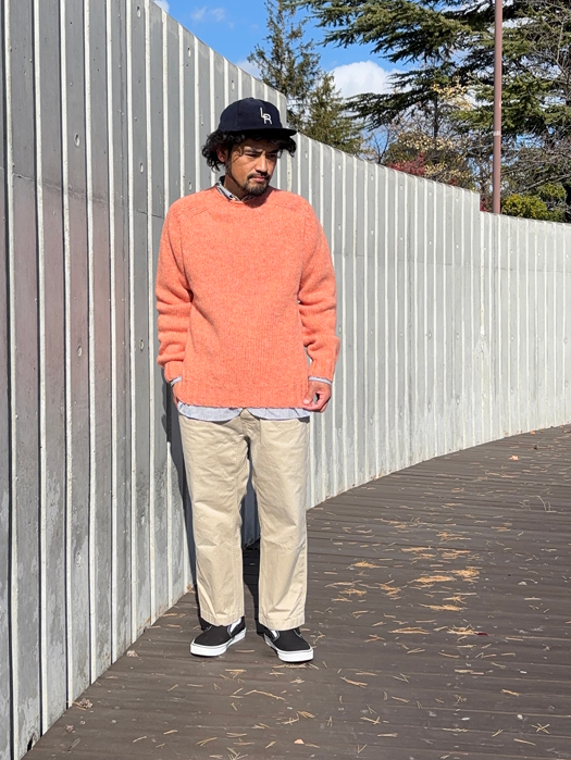  Crew Neck Saddle Shetland (Heavy Weight)