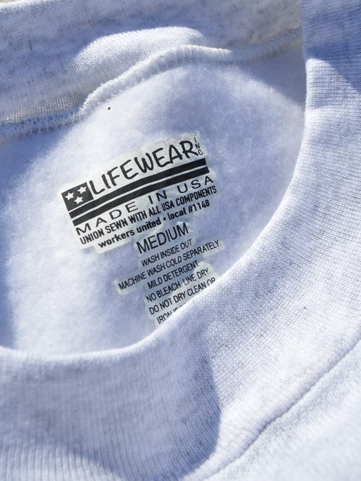 【LIFE WEAR】 CREW NECK SWEATSHIRT (Regular Weight)