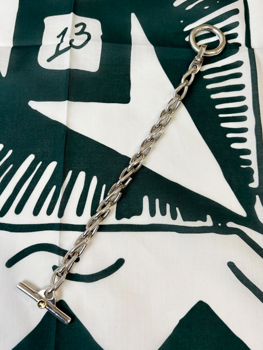 BR-0217 COUNTRY CHAIN BRACELET (18K GOLD ACCENT)