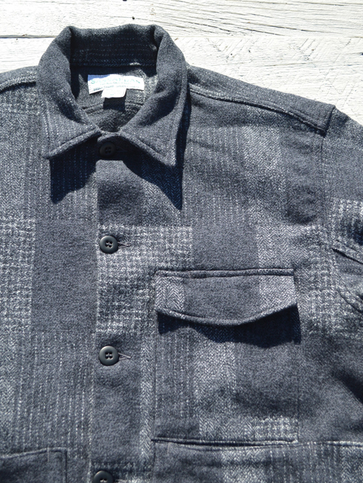 Digs Crew Half  (Cotton Tweed Patch Check)