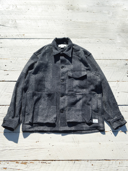 Digs Crew Half  (Cotton Tweed Patch Check)