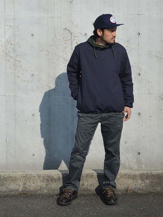 【MONITALY】　Reversible Mock　Neck　Pullover　(Vancloth)