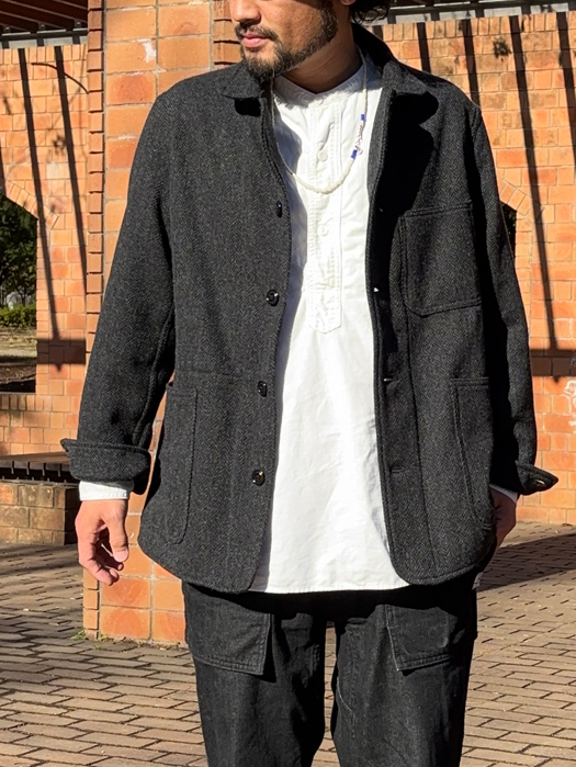 Sprayer Jacket　(Herringbone Blanket)