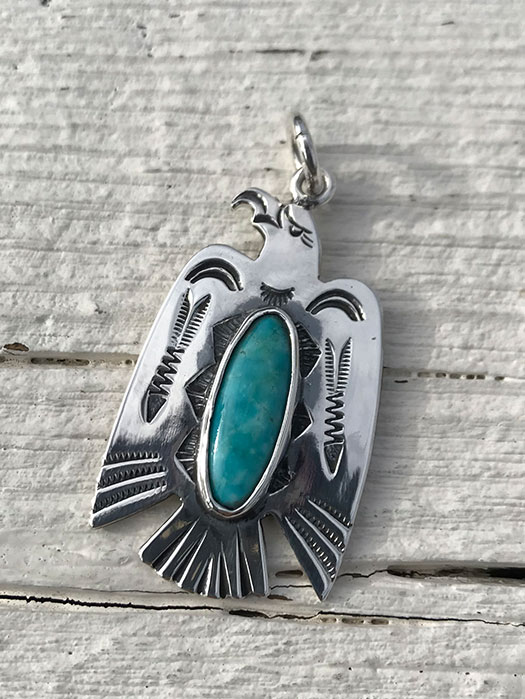 NL-0026　CLASSIC EAGLE PENDANT (ARROW/TURQUOISE)　