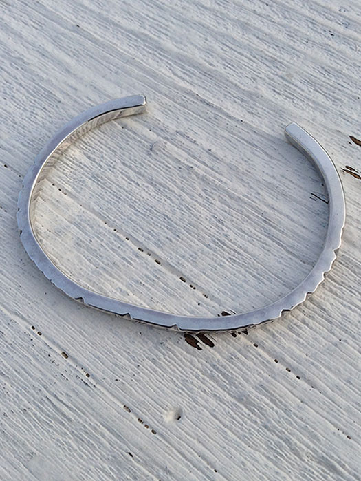 BR-0126　MEN'S EXTRA THIN SQUARE BRACELET