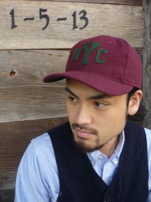 【50% OFF】　【EBBETS FIELD FLANNELS】　BASEBALL CAP　(NYC)